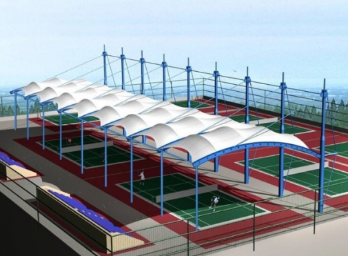 體育場館如何選擇膜結構看臺遮陽棚？