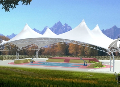體育館看臺膜結構的特點？體育膜結構看臺定制費用？