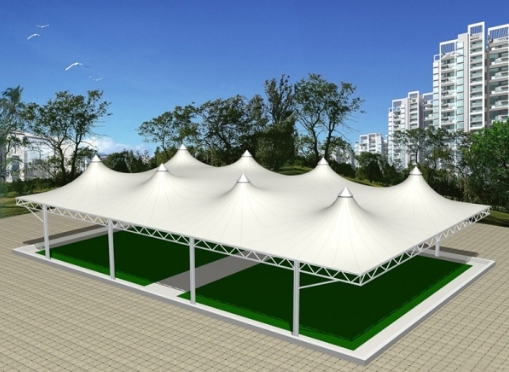 小區(qū)安裝膜結(jié)構(gòu)看臺(tái)要注意什么？